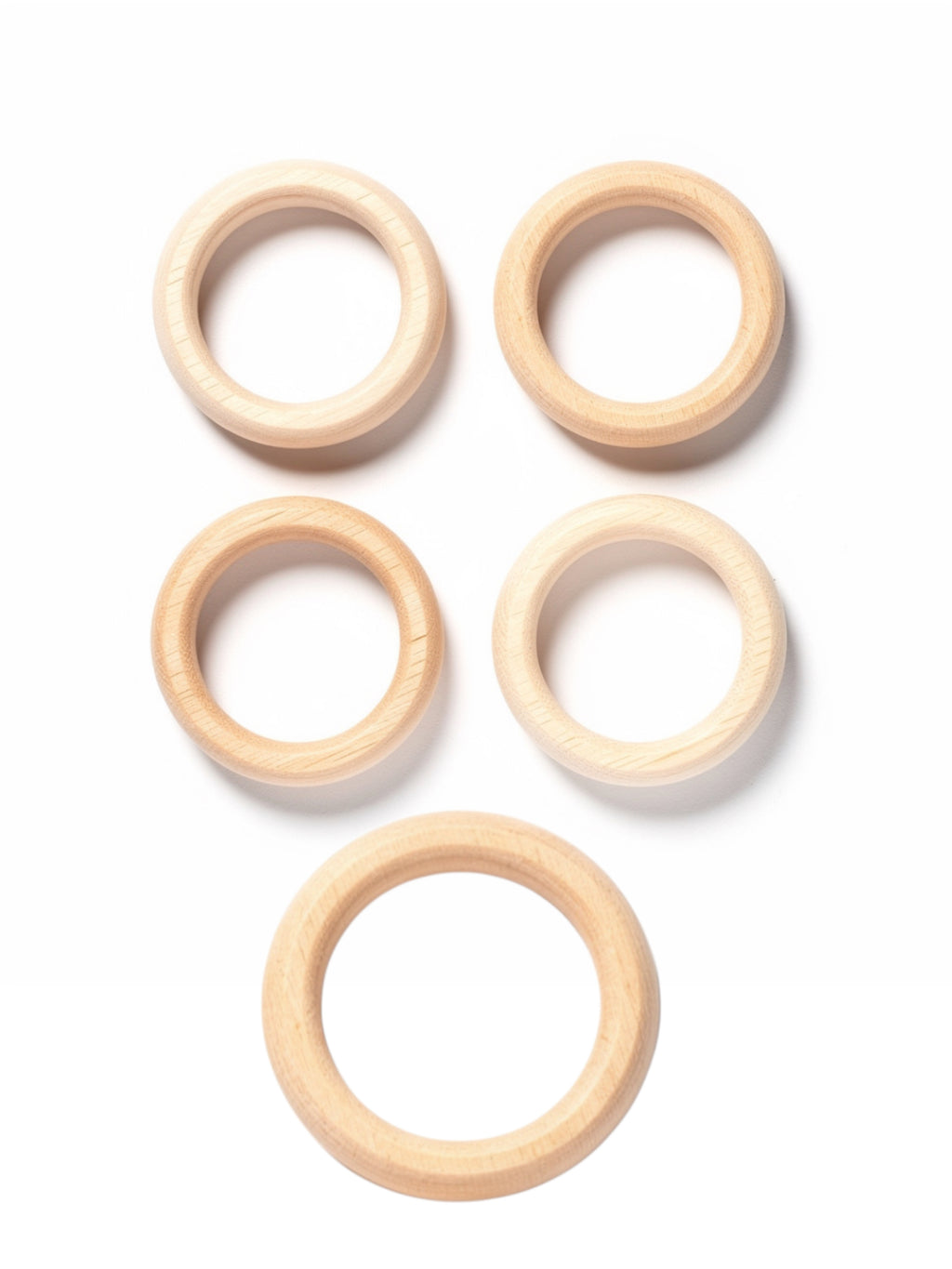 Extra Set of 5 Wooden Adjuster Rings